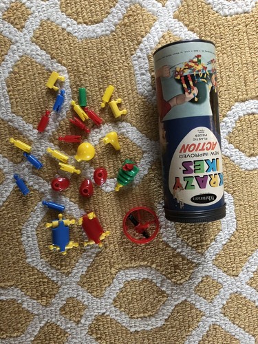 Vintage Whitman Krazy Ikes Puzzle Building Toy Figure Play Set
