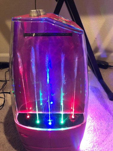 The Singing Machine Agua Dancing Water Fountain Karaoke System - Pink