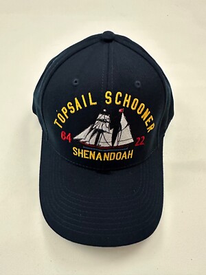 New The Corps Topsall Schooner Shenandoah Logo Blue Baseball Cap Hat One Size