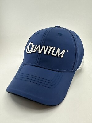 Quantum Performance NWOT Fitted Blue & White Tournament Fishing Hat Cap