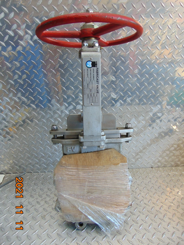 Fabricast Size 6 Knife Gate Valve with Hand Wheel - Latest Model