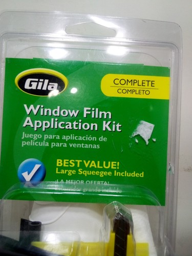NEW Gila BASIC Window Film Application Kit - UTILITY knife, squeegee EDGING TOOL