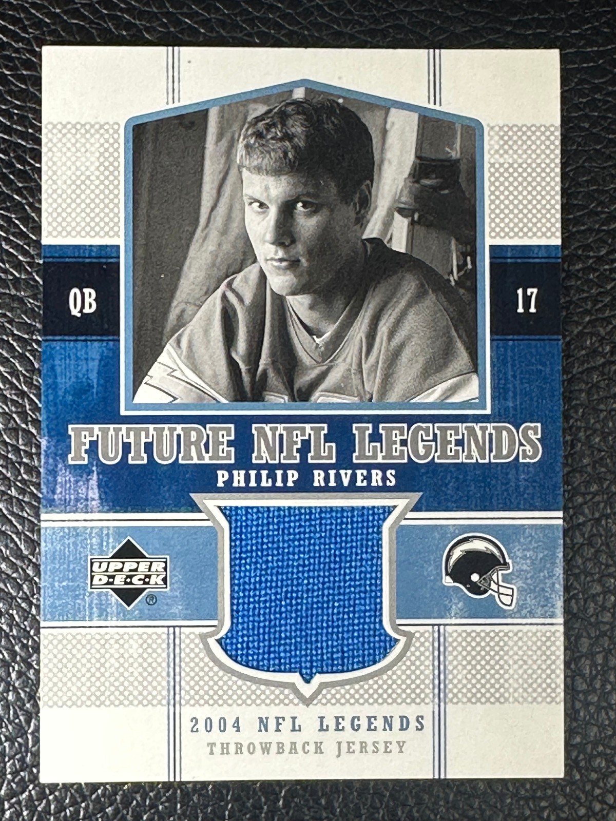 2004 Upper Deck NFL Legends Future NFL Legends Philip Rivers Jersey RC