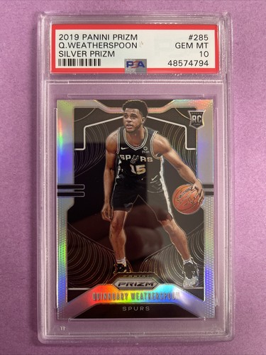19-20Panini Prizm Q.WEATHERSPOON PSA 10