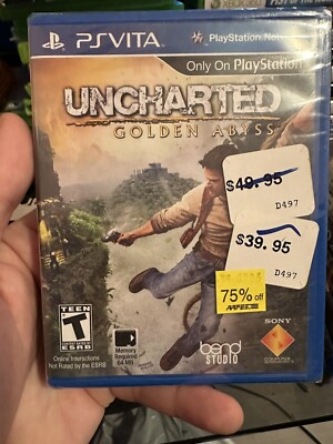PSVITA UNCHARTED Golden Abyss SEALED Sony Playstation 2011 PS Vita