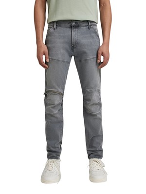 G-Star Raw Mens 5620 3D Zip Knee Skinny Jean-Sun Faded Moon Grey Restored GRY-36