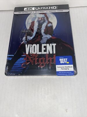 Violent Night SteelBook 4K UHD + Blu-ray + Digital **PLEASE READ TEAR