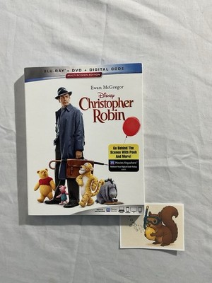 Disney’s Christopher Robin Blu Ray/DVD Ewan McGregor