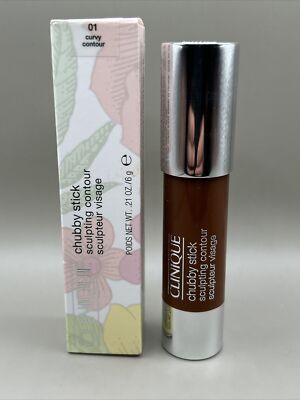 Clinique Chubby Stick Sculpting Contour 01 Curvy Contour.21oz/6g NEW