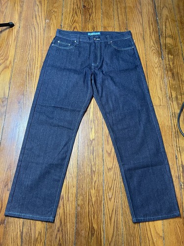 Awesome NWOT Jinzu Jeans Blue Denim 38x32 Embroidered Back