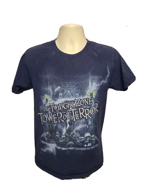 The Twilight Zone Tower of Terror Adult Small Blue TShirt