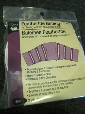 DRITZ 565-9 - Featherlite Boning ( 2 Yards ) White SEALED