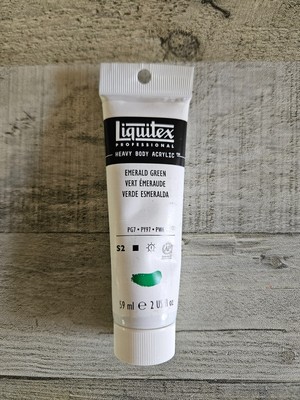 Liquitex Heavy Body Acrylic Art Paint 2-Fl Oz/ 59 ml Tube ~ Emerald Green