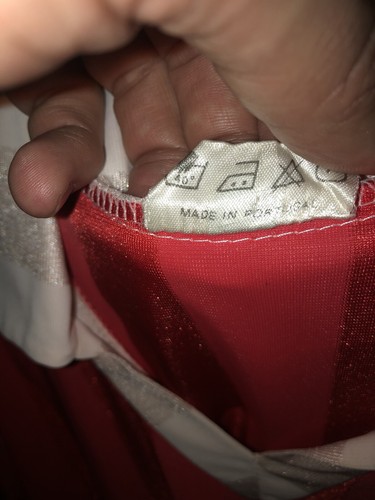 1989-91 Rare Vintage Retro SL Benfica Shirt Size 6 Small