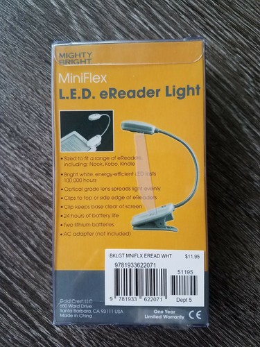 Mighty Bright LED Book Light Miniflex E-Reader Light