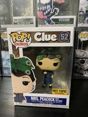 Funko Pop Retro Toys Clue Mrs. Peacock with The Knife  #52 Hot Topic Exclusive