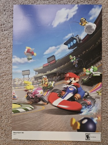 【非売品】マリオカート Wii 任天堂 ニンテンドー B2 サイズ ポスター 非売品】マリオカート Wii 任天堂 ニンテンドー B2 サイズ