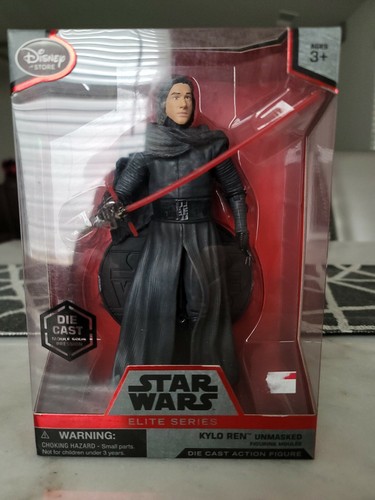 Star Wars 6 Elite Series DieCast Action Figure Kylo Ren Unmasked Disney NIB