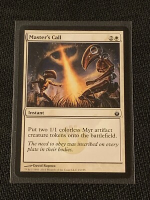 Magic the Gathering Mirrodin Besieged Master's Call