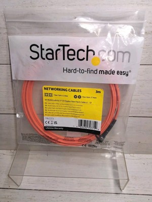 3m Fiber Optic Cable - Multimode Duplex 62.5/125 LSZH Fiber Jumper Cord