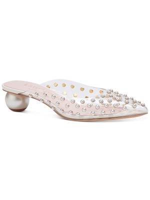 Женские слипоны на плоской подошве KATE SPADE NEW YORK Clear Honor с острым носком 7 B
