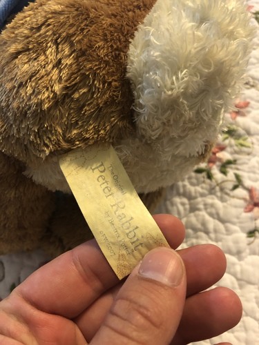 12&rdquo; The Original Peter Rabbit 2007 Plush Toy Beatrix Potter Storytime Doll