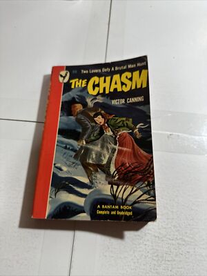 THE CHASM by VICTOR CANNING BANTAM BOOKS Paperback 313 1947 1949 Vintage Kl Good
