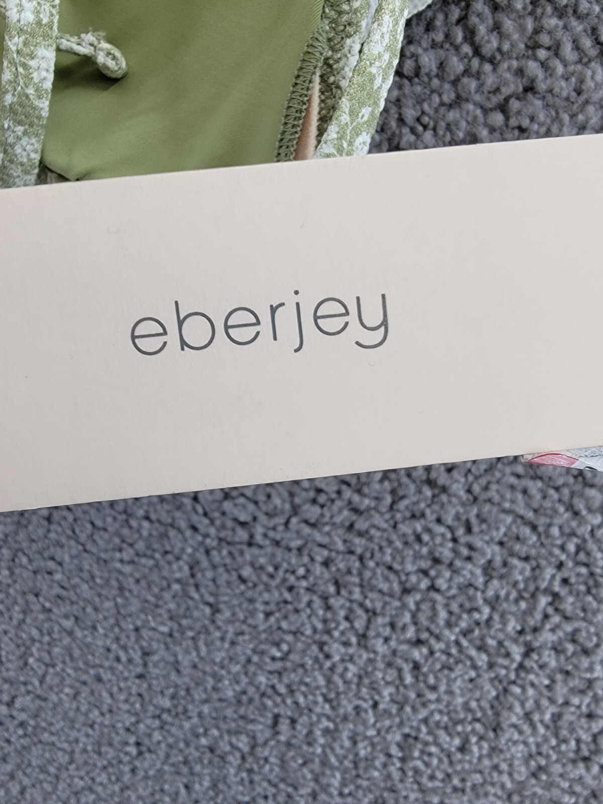 Eberjey Graziela Bikini Top Women's M Garden Floral Adjustable Back Tie Closure - Picture 13 of 14