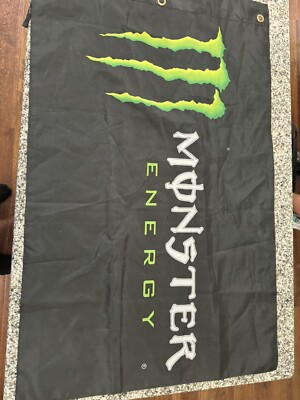 MONSTER ENERGY HORIZONTAL 3' X 5' POLY FLAG