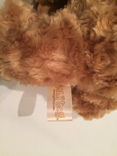 Gabi Toy Musical Light Brown Plush Happy Birthday Teddy Bear With Cupcake Pouch