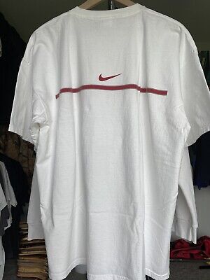 Vintage 90 s Nike sport white tag running athlete white XL shirt
