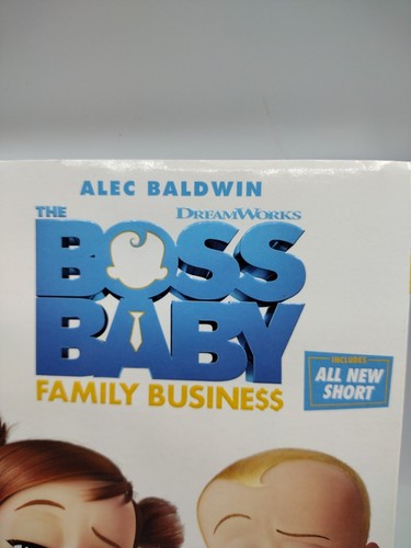The Boss Baby 2: Family Business (Dreamworks DVD, 2021) Alec Baldwin -fac sealed