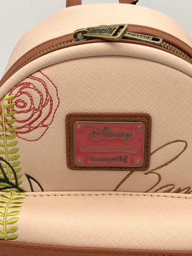 Loungefly Disney Deer Bambi and Faline Floral Rose Mini Backpack Bag