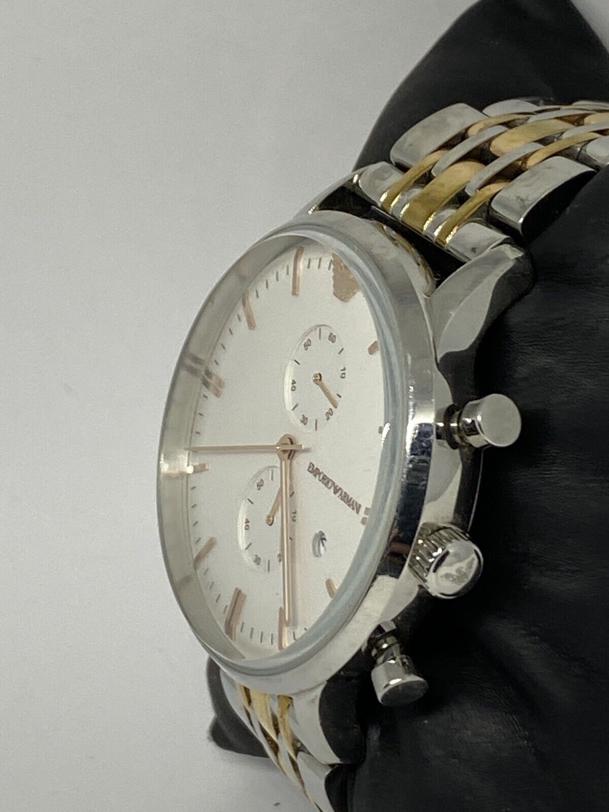 Emporio Armani AR-0399 Mens Stainless Steel Strap Analog Emporio Armani AR-0399 Mens Stainless Steel Strap Analog