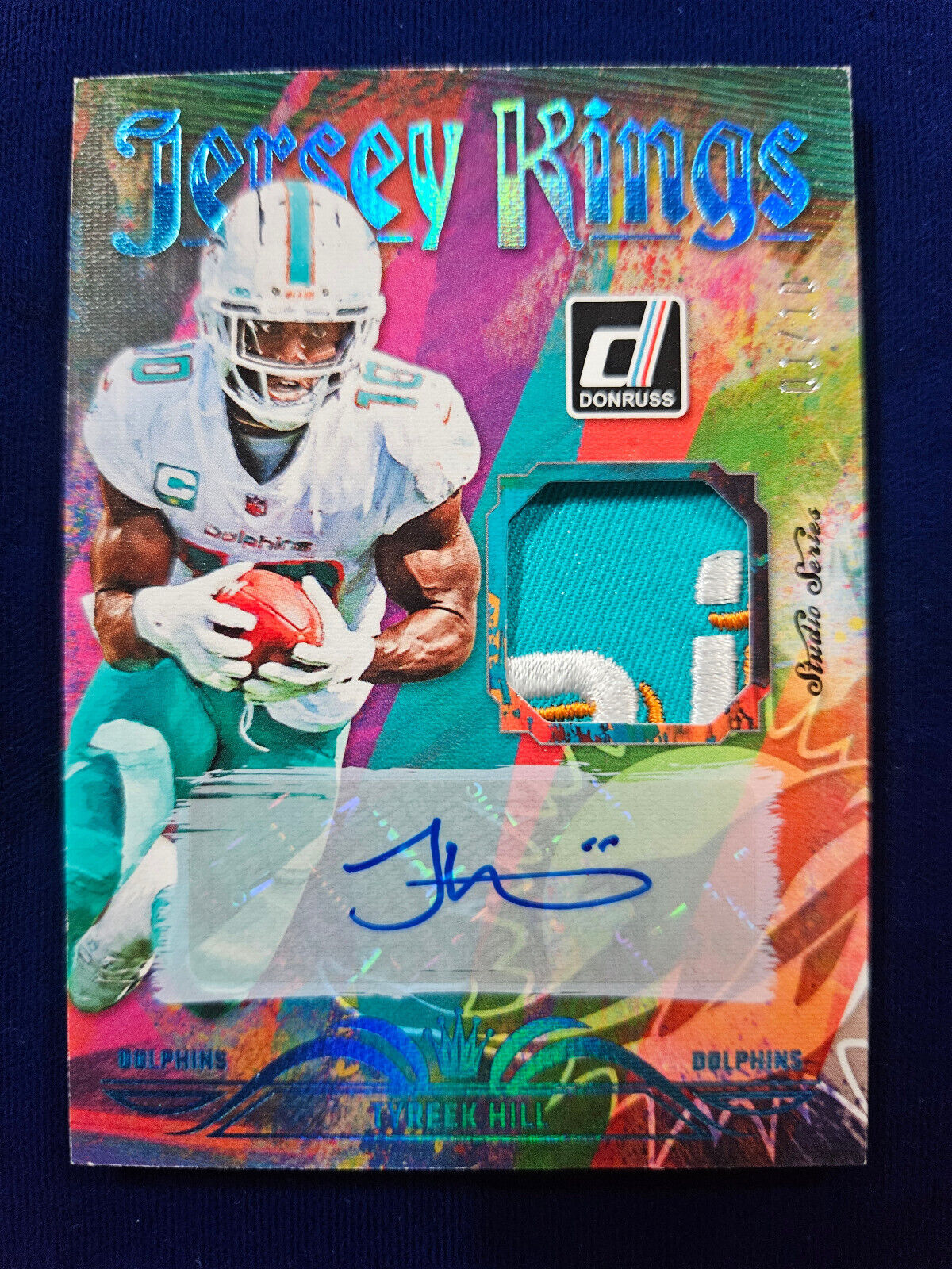 🌟 2023 Panini Donruss Football Jersey Kings Tyreek Hill 🌟 2023 Panini Donruss Football Jersey Kings Tyreek Hill