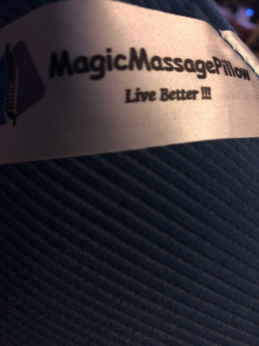 Magic Massage Pillow Navy Blue