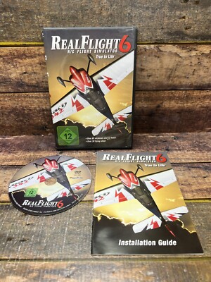 Real Flight 6 UPGRADE R/C Flight Simulator DVD-ROM & MANUAL ONLY (NO CONTROLLER)