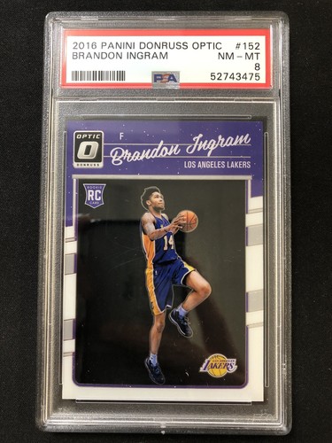 8枚限定 Panini Optic Brandon Ingram PSA 9 2016 Panini Donruss Optic - Brandon Ingram - Rated Rookie