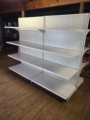 Gondola Shelving Steel Retail Store - Select Color & Size - 100's Available
