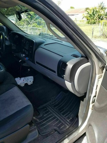 Black Dash Cover For 2007-2014 Silverado 1500 LS LT 1-Piece Textured Overlay