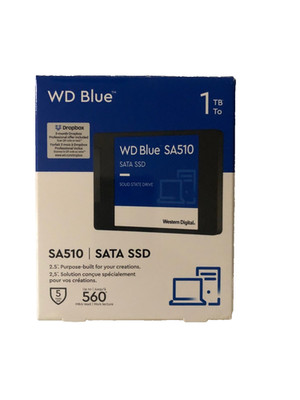 Disque dur Western Digital WD Blue SA510 1 To, 2,5", SATA SSD Interne