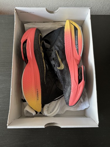Pre-owned Nike Air Zoom Alphafly Next% 2 ‘black Sea Coral' Dn3559-001 Women's 8.5 No-lid