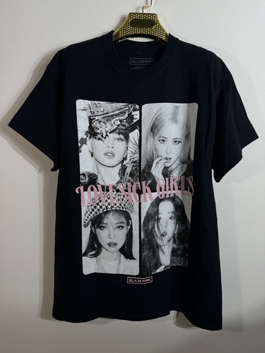 9818 BLACKPINK LOVESICK GIRLS Tシャツ 黒 M 9818 BLACKPINK LOVESICK GIRLS Tシャツ 黒 M - メルカリ