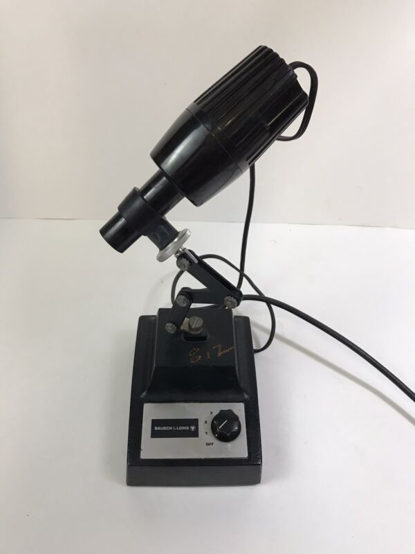 bausch lomb stereo microscope B&L light transformer articulating arm