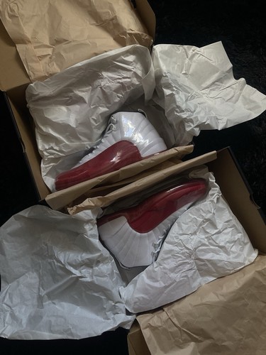 NIKE NIKE AIR JORDAN 12 RETRO CHERRY 2023 CT8013 116 BRAND SIZE 9.5M & 10M