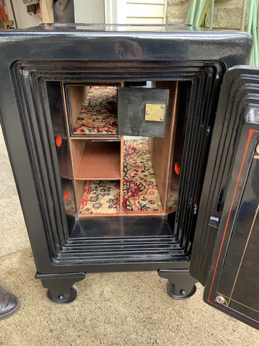 Fantastic Restored Small 1900’s J. Baum Safe co. like mosler and hall