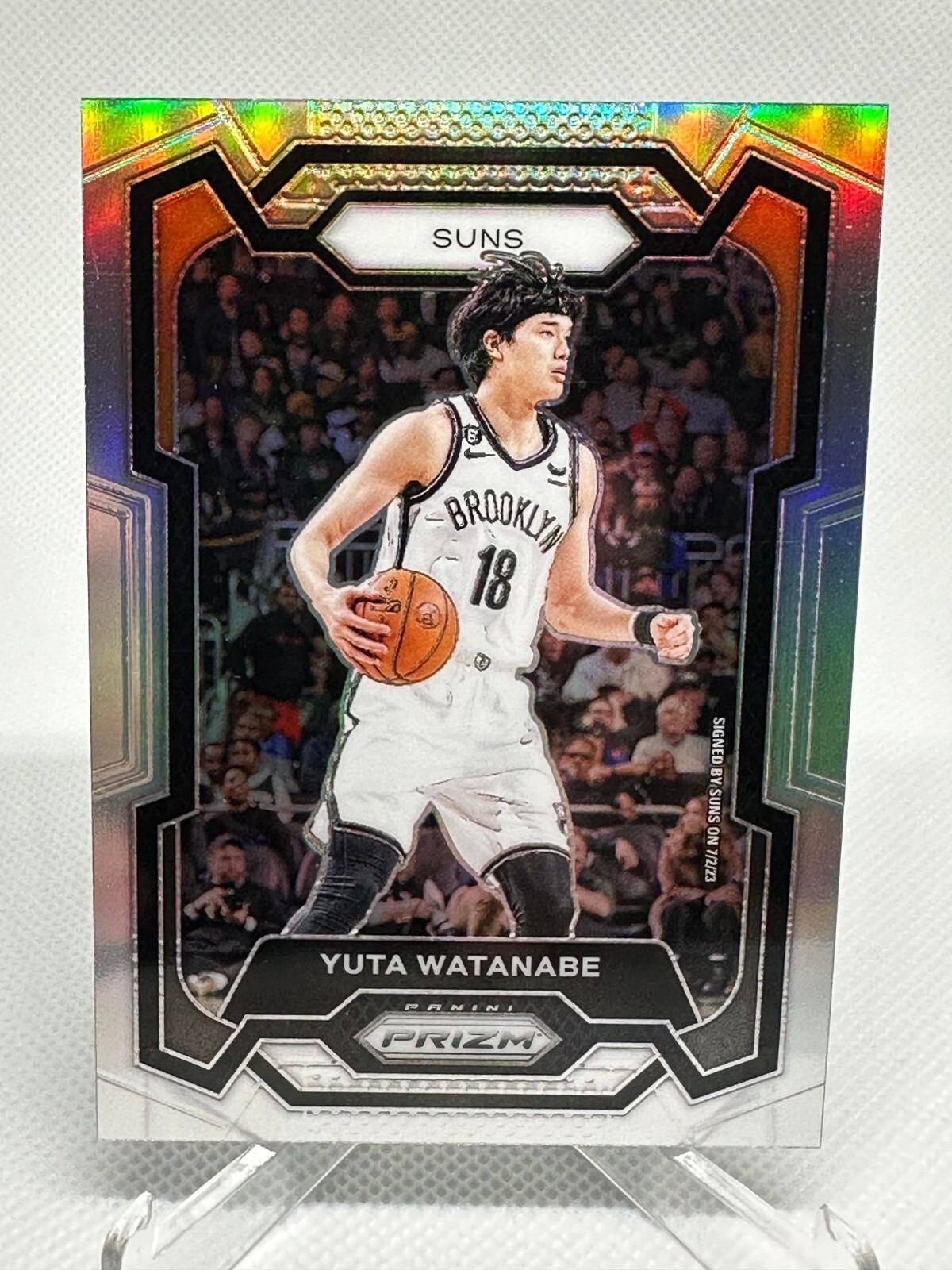 Yuta Watanbe 2023-24 Panini Prizm Silver Phoenix Suns #285 Yuta Watanbe 2023-24 Panini Prizm Silver Phoenix Suns #285