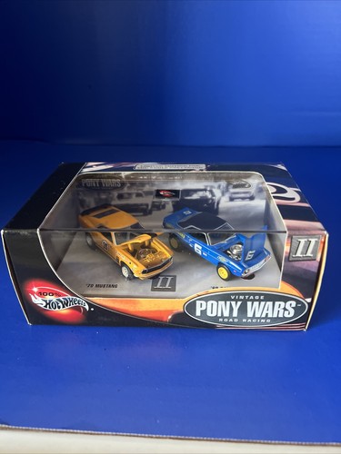 Vintage Pony Wars Ii, 70 Mustang 69 Camaro, 1/64 Nib
