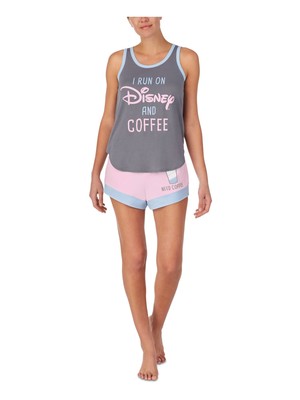 ГИБРИДНАЯ ОДЕЖДА Женская серая майка на резинке и шорты Пижама XL