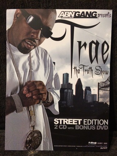 Trae Tha Truth ABN Lil Boss Gangsta Session (4.25 X 5.75) flyer postcard PROMO